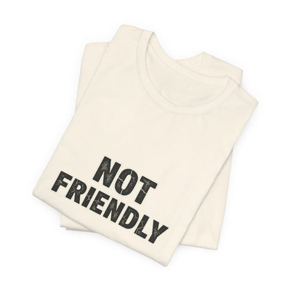 Not Friendly shirt |  funny tee