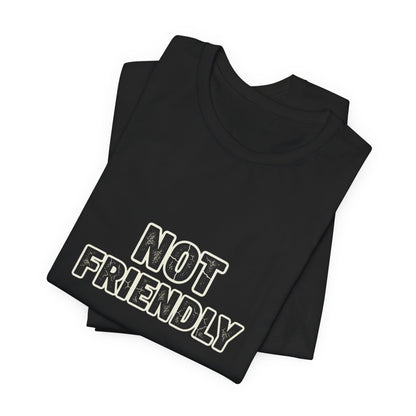 Not Friendly shirt |  funny tee