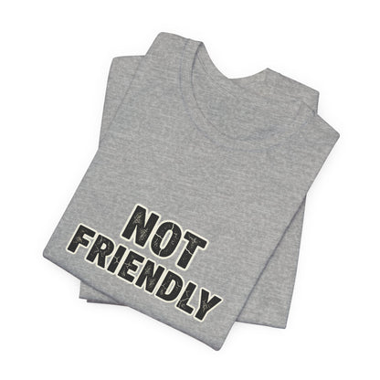 Not Friendly shirt |  funny tee